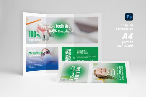 Kids Dental Care Brochure Template