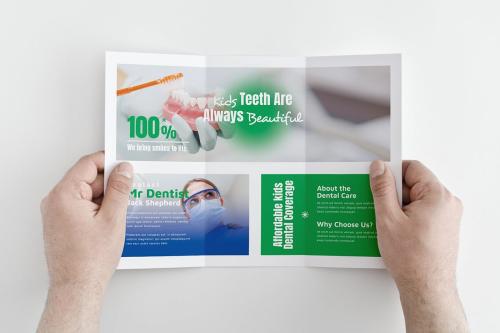 Kids Dental Care Brochure Template