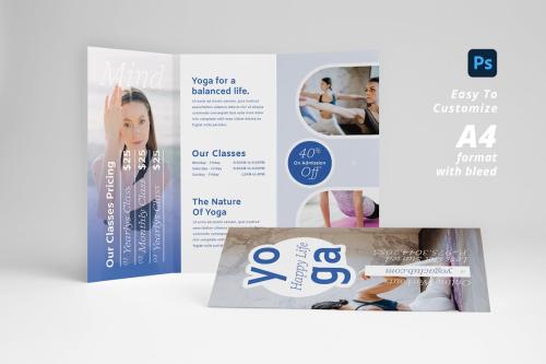 Yoga Center Trifold Brochure