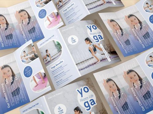 Yoga Center Trifold Brochure