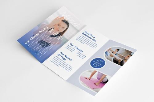 Yoga Center Trifold Brochure