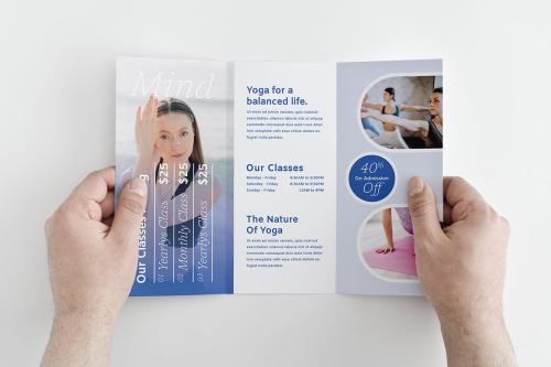 Yoga Center Trifold Brochure