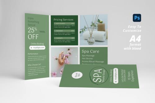 Beauty Spa - Trifold Brochure