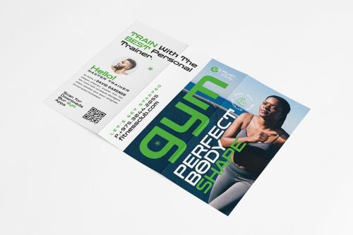 Gym &amp; Fitness Trifold Brochure