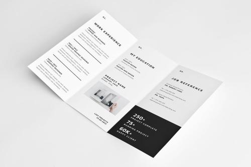 Brochure &ndash; Resume Trifold