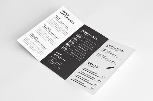 Brochure &ndash; Resume Trifold