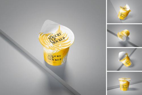 Yogurt Cup Mockup