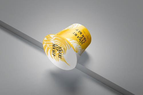 Yogurt Cup Mockup