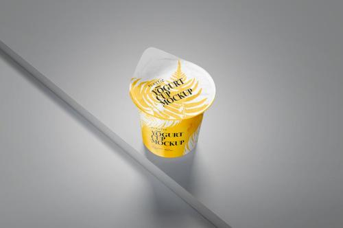 Yogurt Cup Mockup