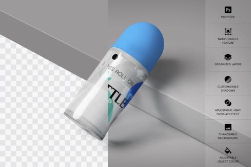 Roll On Bottle Mockup