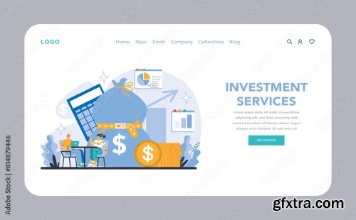 Bank Services Concept Flat Vector Illustration 1 9xAI