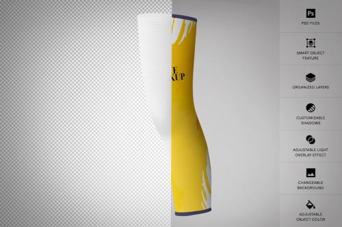 Leg Compression Sleeve Mockup