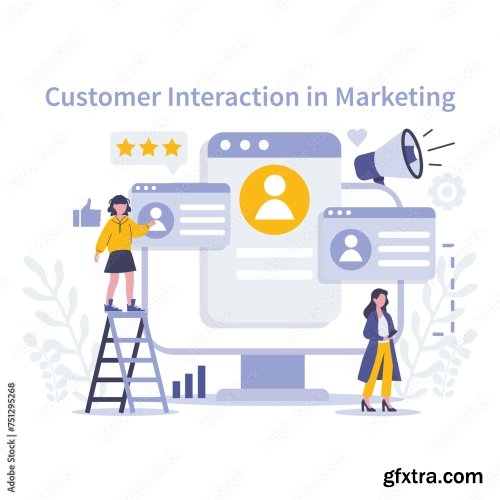 Customer Interaction In Marketing Concept 7xAI