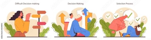 Decision Making Set Strategic Thinking Brainstorming 14xAI