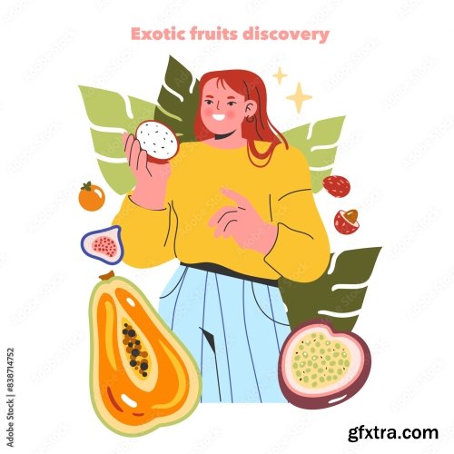 Emerging Ingredients Flat Vector Illustration 18xAI