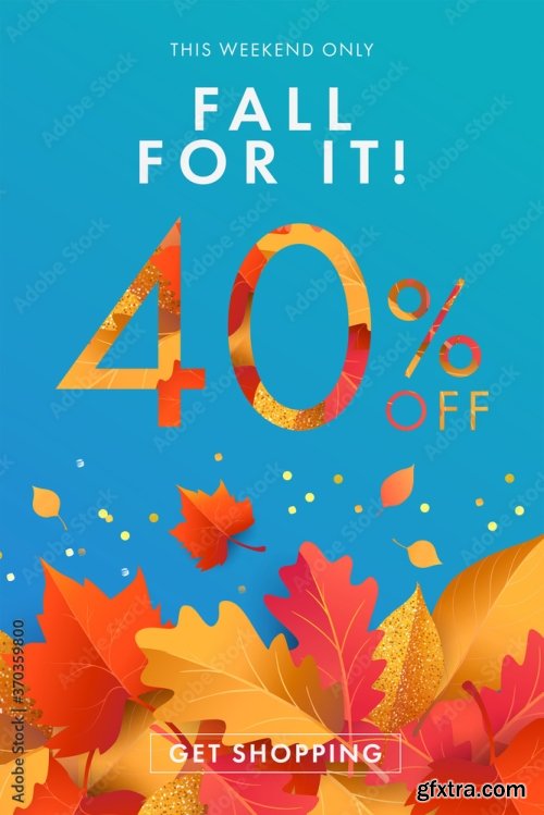 Autumn Sale Background 13xAI