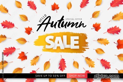 Autumn Sale Background 13xAI