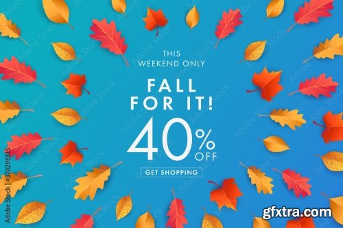 Autumn Sale Background 13xAI