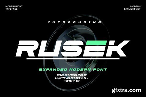 Rusek Font 43XW3FC