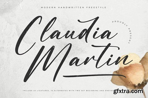 Claudia Martin Modern Handwritten Freestyle 2CM4UJN