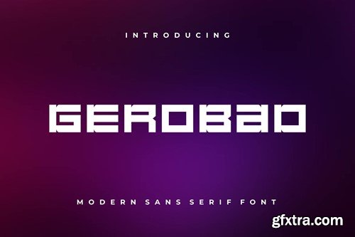 Gerobad Font CAGGUTN