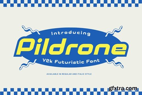 Pildrone - Y2k Futuristic Font 3JDHQ84