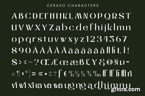 Ceraso - Elegant Branding Logo Font DV9VJEK