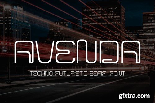 Avenda - Techno Futuristic serif W3KHQGD