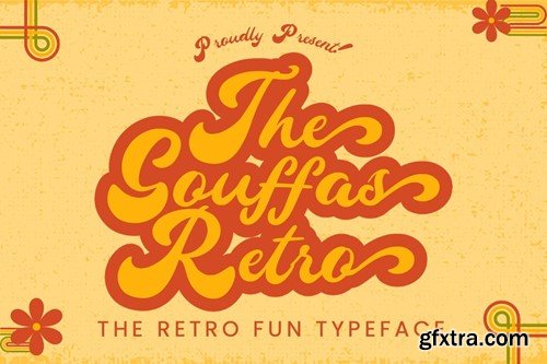 Gouffas - Retro Fun Font DUGSYUD