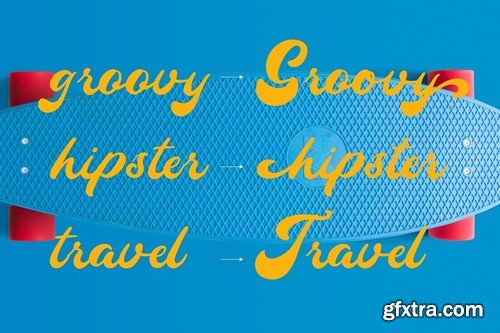 Gouffas - Retro Fun Font DUGSYUD