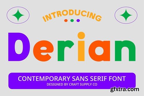 Derian – Contemporary Font 4LYC7KP