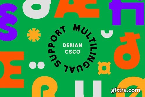 Derian – Contemporary Font 4LYC7KP