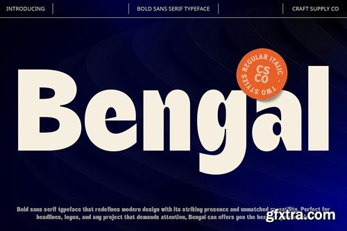 Bengal – Retro Font ZVVFX5B