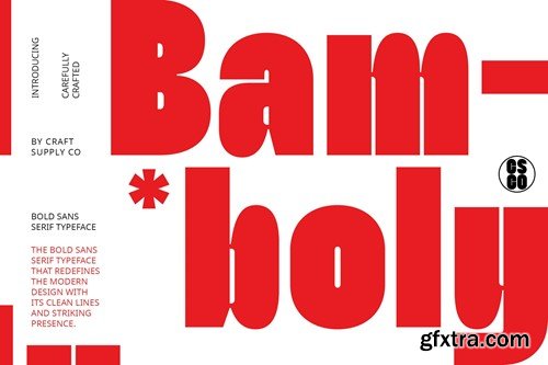 Bamboly – Bold Sans Serif SQKXLLD