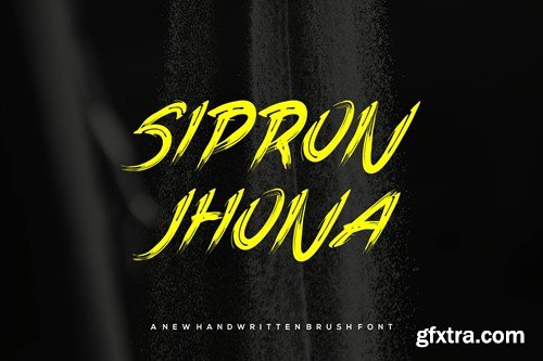 Sipron Jhona - Font QEPEYL9
