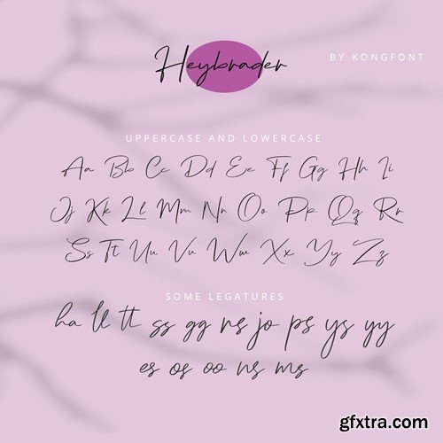 Heybrader - Handwritten Script Font RPTEZLW