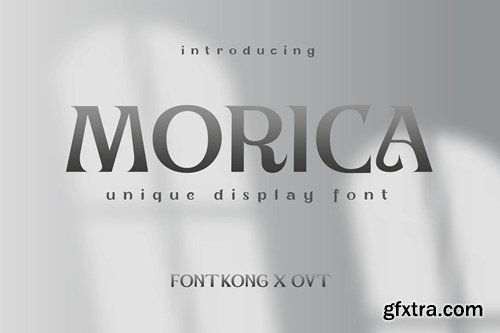 Morica - Unique Display Font L8NSZ3V