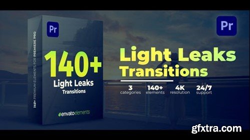 Videohive Light Leaks Transitions 52789208