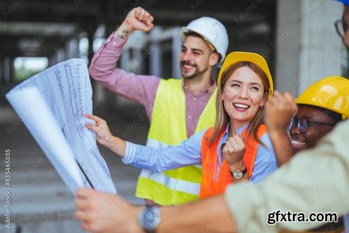 Diverse Construction Workers 6xJPEG