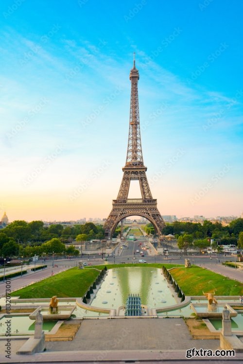 Paris Eiffel Tower 6xJPEG