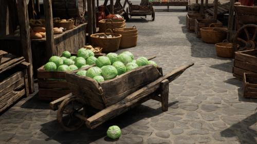 UnrealEngine - Medieval Market Optimized