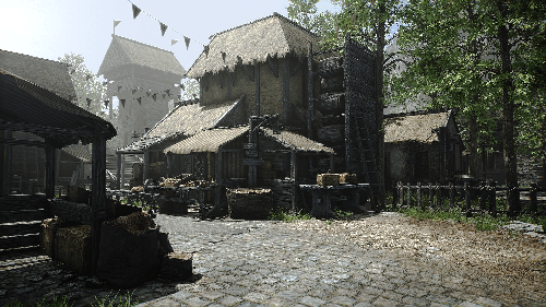 UnrealEngine - Medieval Castle (Castle, Medieval Village, Town)