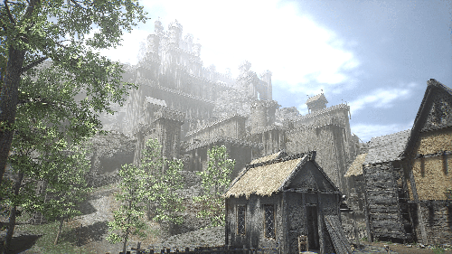 UnrealEngine - Medieval Castle (Castle, Medieval Village, Town)