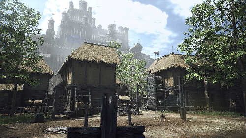 UnrealEngine - Medieval Castle (Castle, Medieval Village, Town)