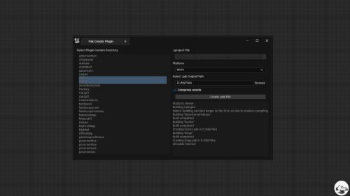 UnrealEngine - Pak Creator Plugin