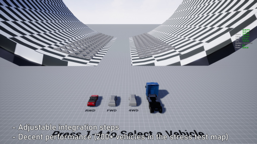 UnrealEngine - FGear Vehicle Physics
