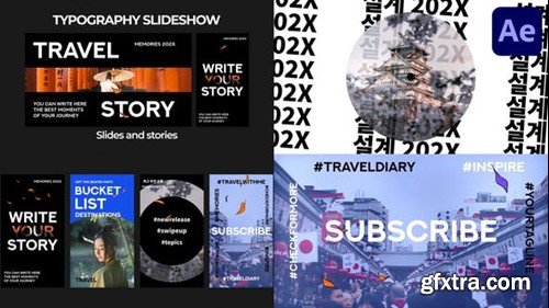 Videohive Typography Slideshow for After Effects 52786232