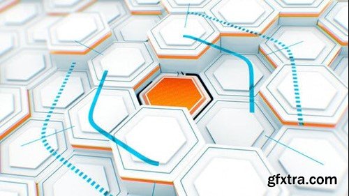 Videohive Hexagon Array Logo 52832004