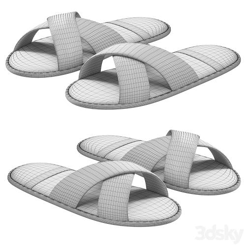 Slippers with open toe