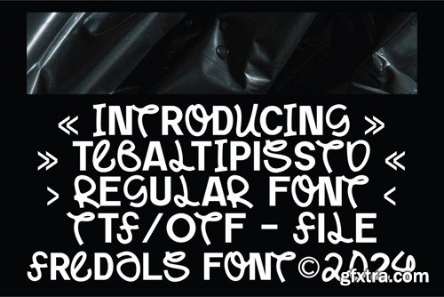 Fredals - Experimental Font TEGNJXT